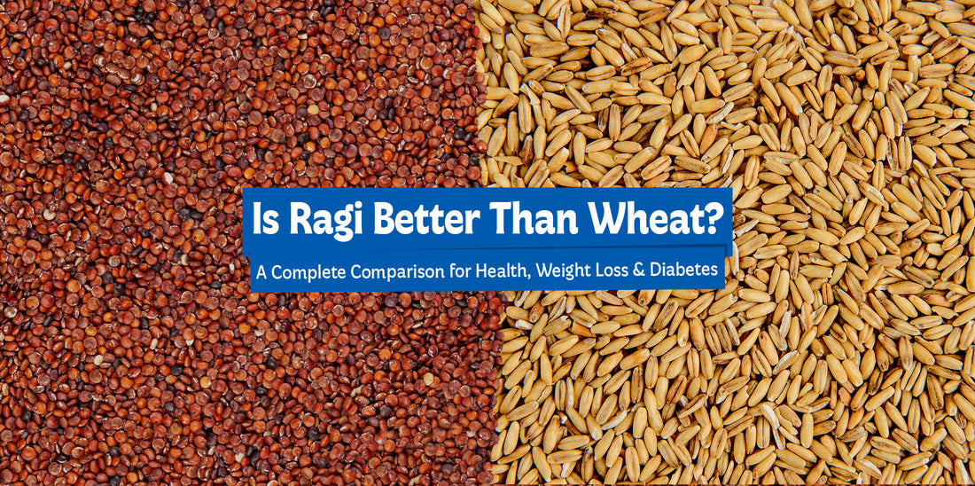 Yes, in most regards ragi is better than wheat, at least when it comes to weight loss, diabetes and gluten-free diets.