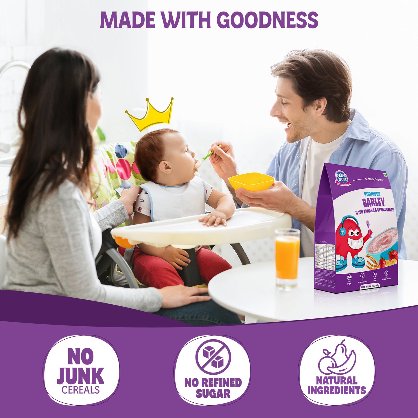 Barley Porridge | Organic & Nutritious Baby Food (200 g)