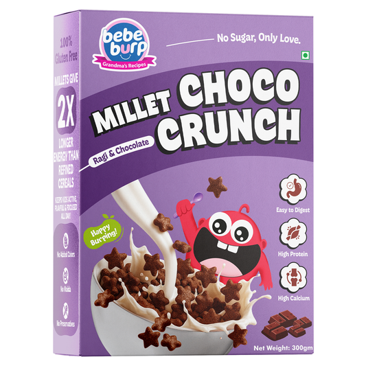 Millet Choco Crunch with Ragi & Chocolate (No Trans Fat, 100% Natural) - 300g