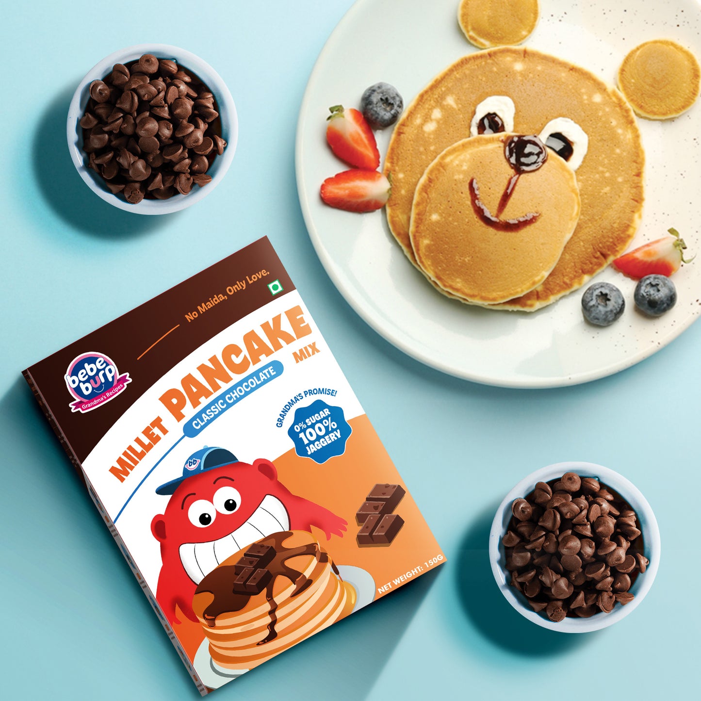 Millet Pancak Mix From Bebe Burp
