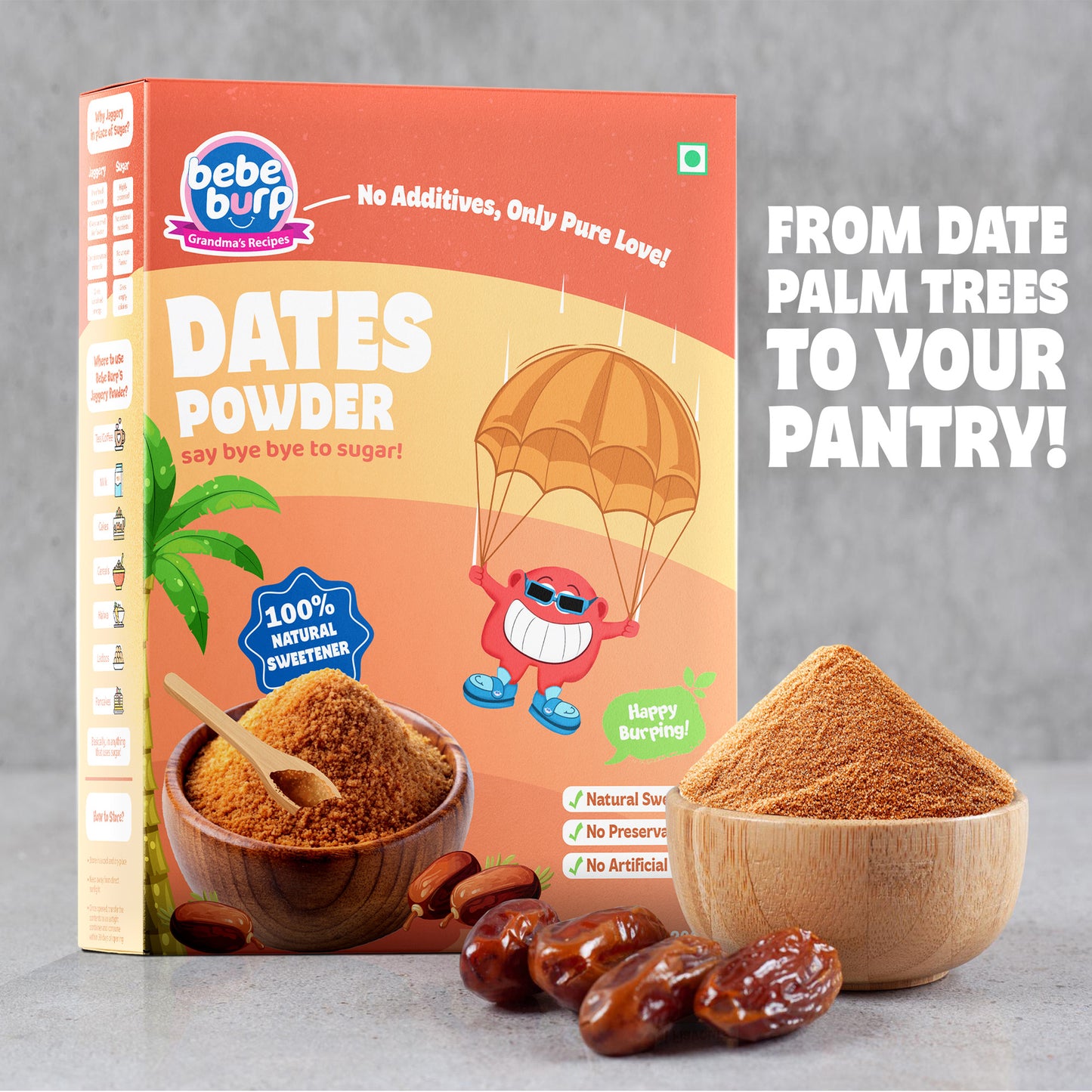 Dates Powder – 100% Natural Sweetener for Kids & Healthy Recipes 200 g