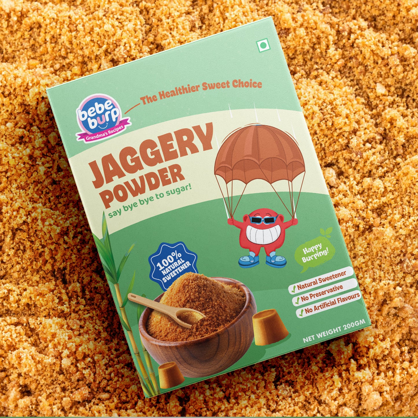 Jaggery Powder – Natural Sweetener & Sugar Substitute for Kids 200 g