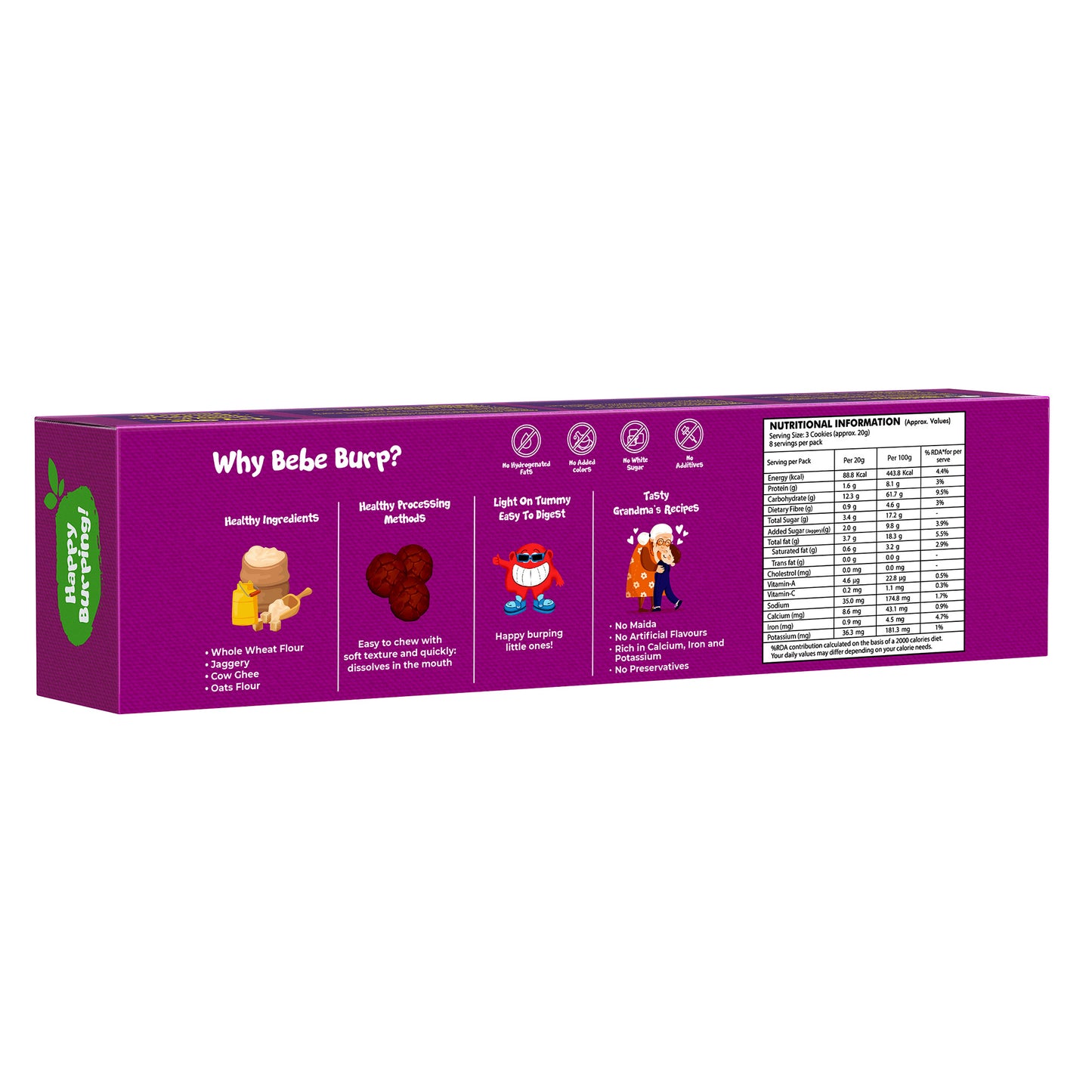 Organic Oats and Raisins Cookies for Kids (150gm)