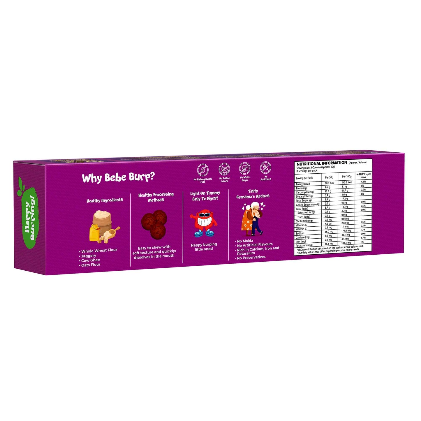 Organic Oats and Raisins Cookies for Kids (150gm)