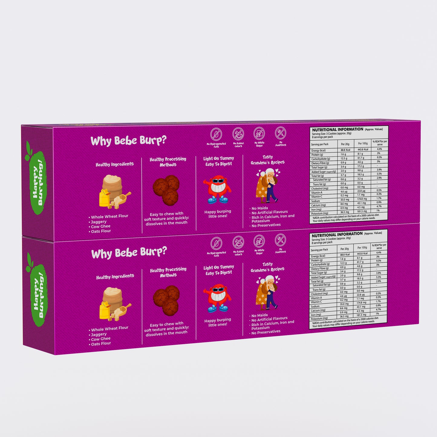 Oats and Raisins Cookies 150 Gms Each (2 Pack)
