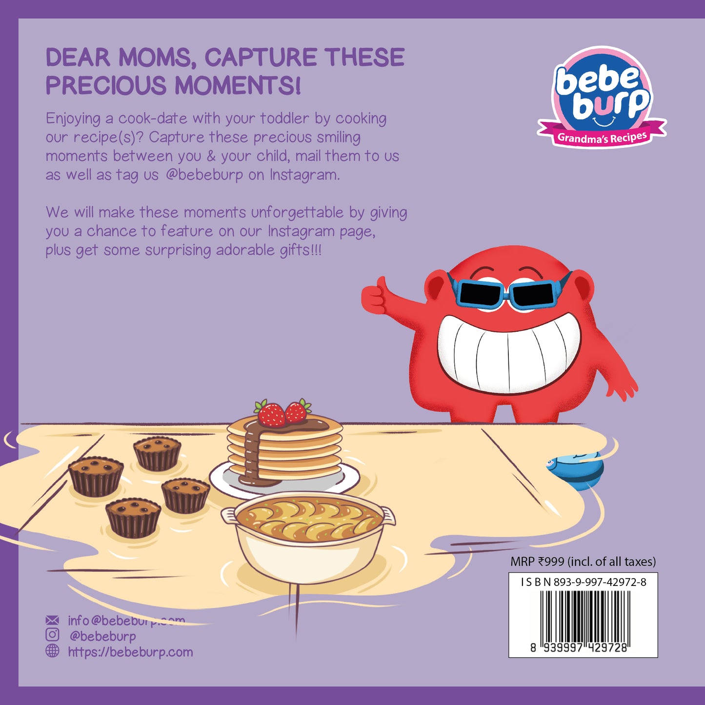 Bebe Burp’s Digital Recipe Book