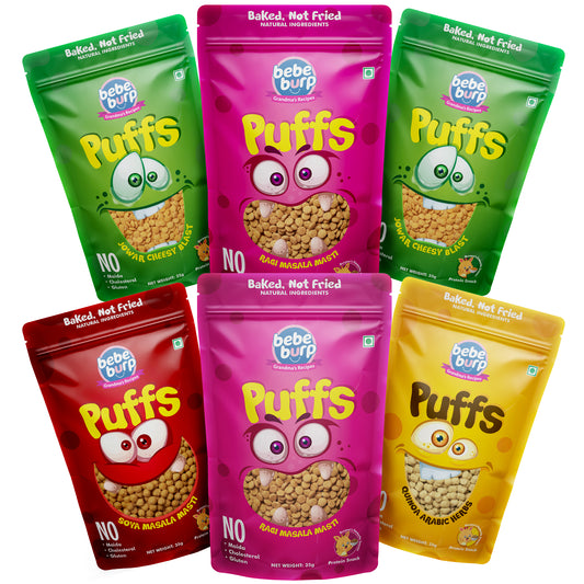 Organic Baby Puffs Combo (All 6 Flavors)