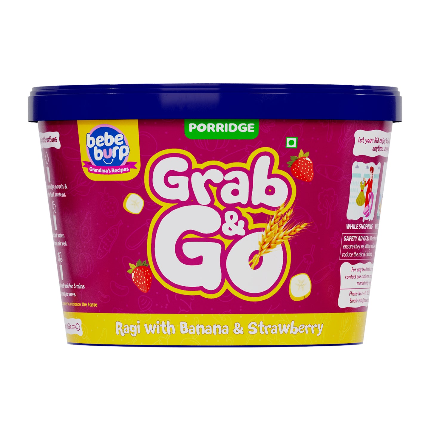 Special Travel Combo – Ready to Eat Baby Food with Ragi & Multigrain Snacks