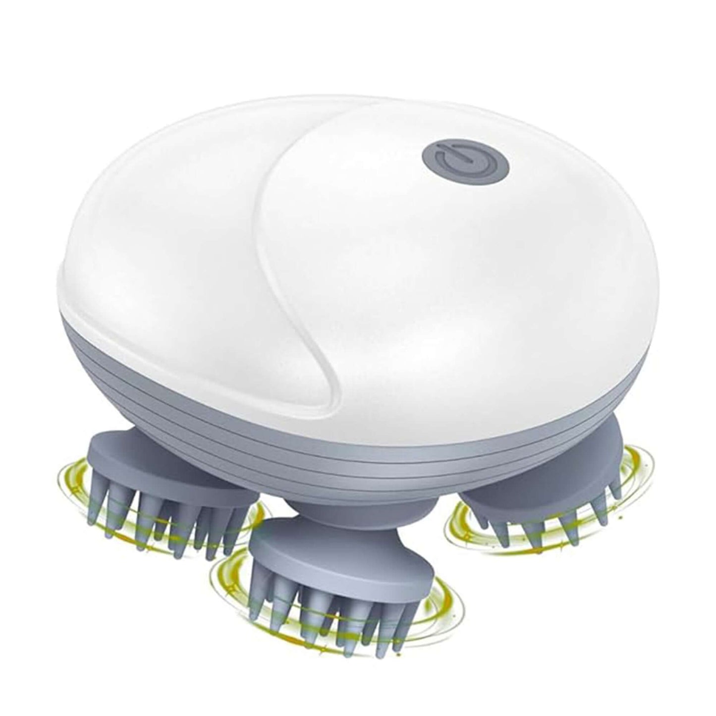 Electric Scalp Massager with soft bristles for a relaxing head massage experience.