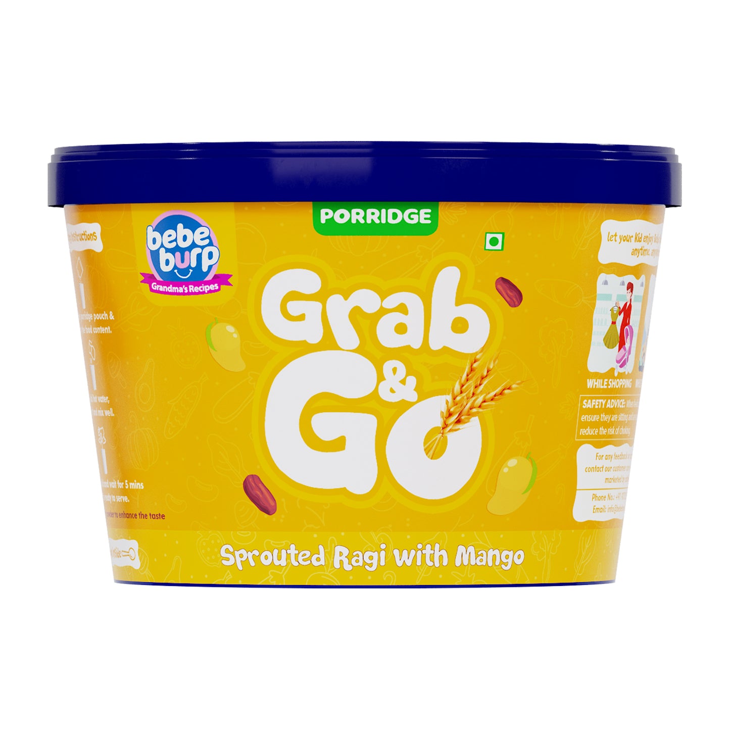 Special Travel Combo – Ready to Eat Baby Food with Ragi & Multigrain Snacks