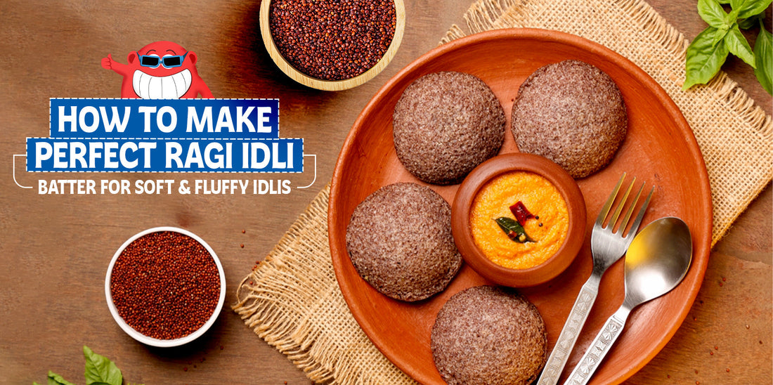 How to Make Perfect Ragi Idli Batter for Soft & Fluffy Idlis