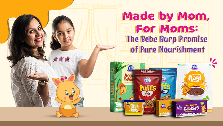 Made by Mom, For Moms: The Bebe Burp Promise of Pure Nourishment