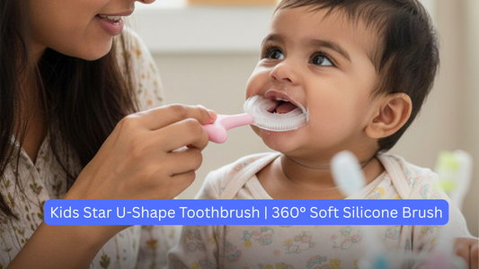 Kids Star U-Shape Toothbrush | 360° Soft Silicone Brush