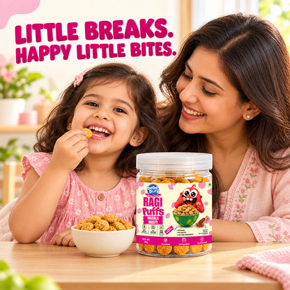 Ragi Masala Masti Kids Puffs (50GM x 4 Pack) (200gm)