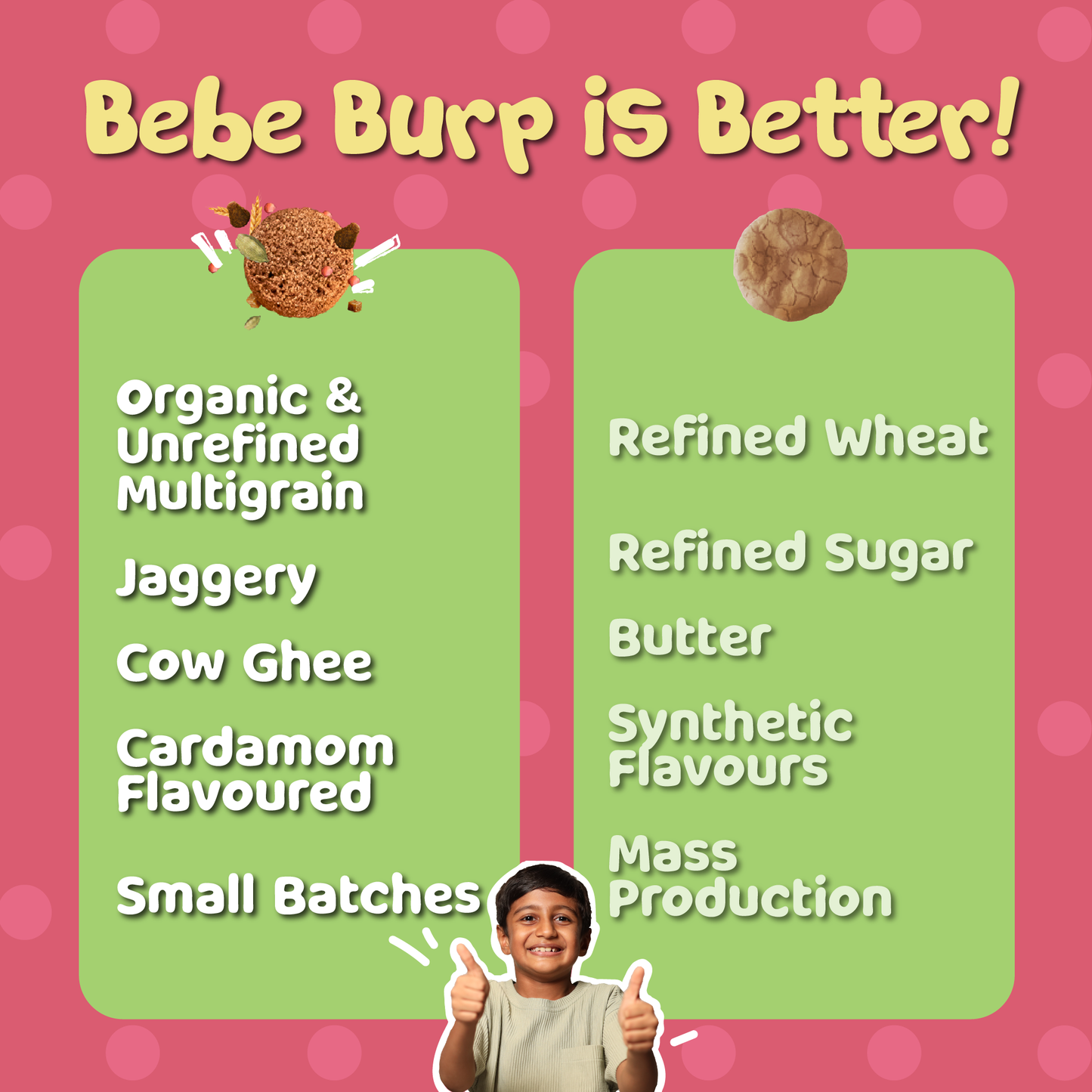 Bebe Burp Baby Food Cookies Combo Pack of 5 - 150 gms each