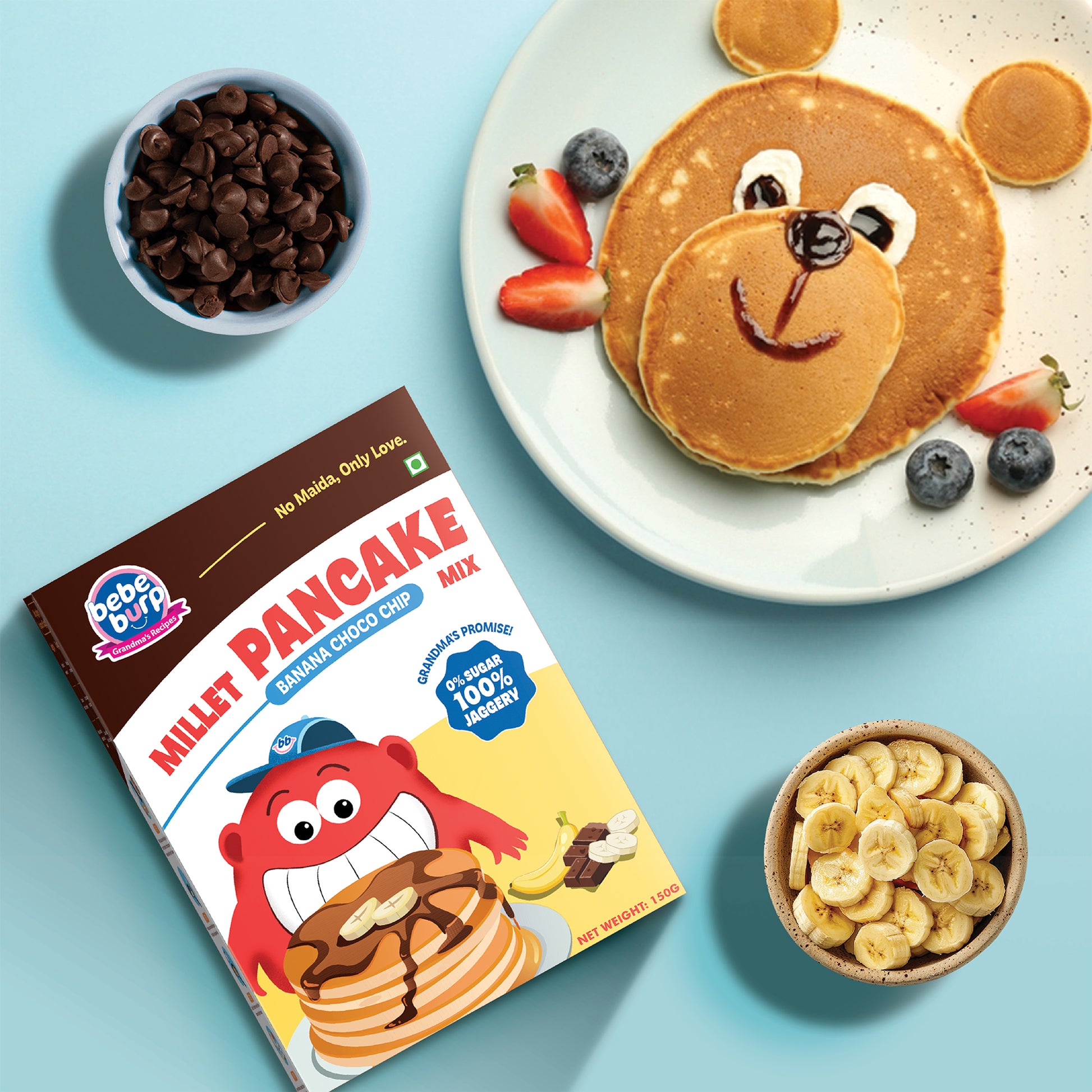 Millet Pancak Mix From Bebe Burp