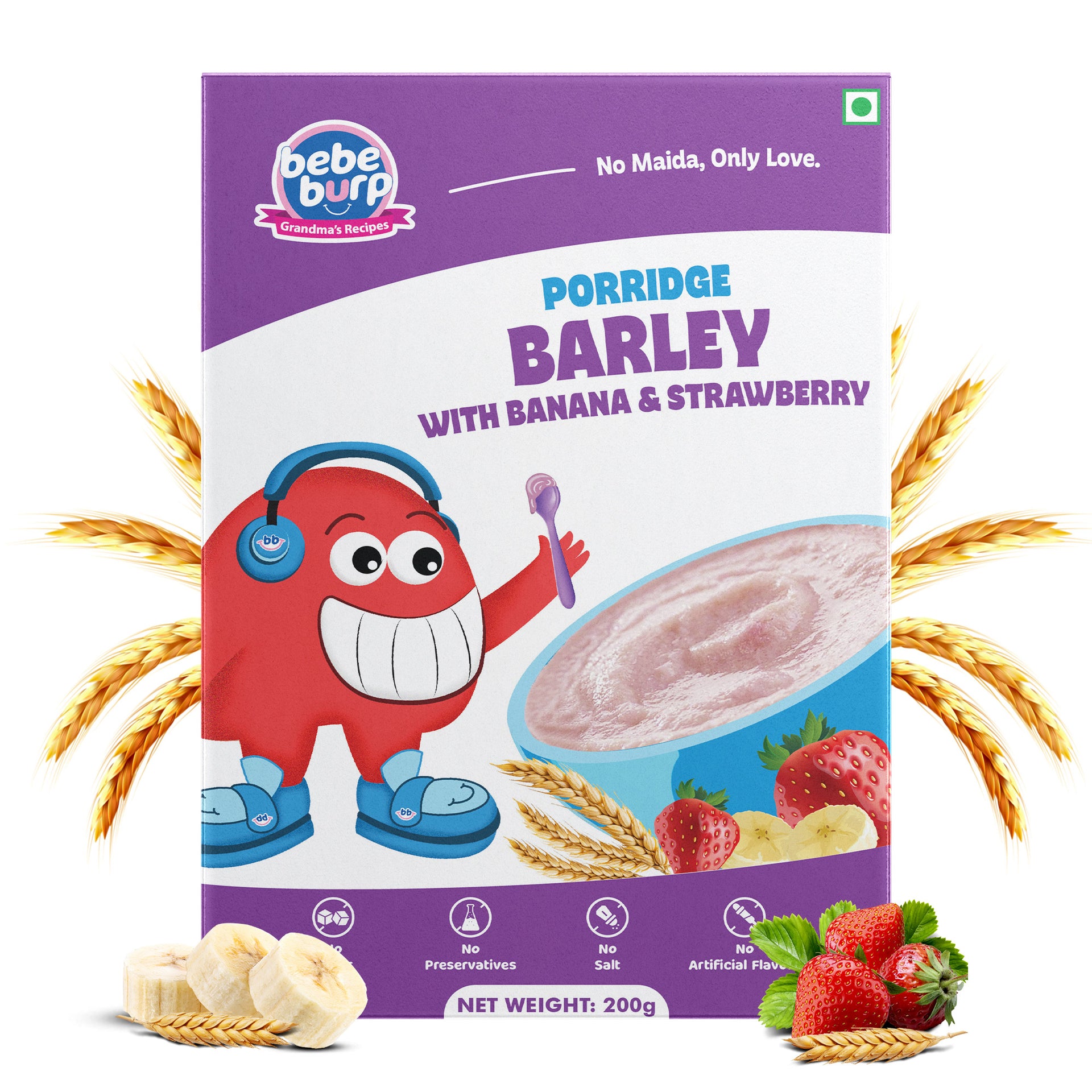 Barley Porridge – Organic Healthy Breakfast Bebe Burp