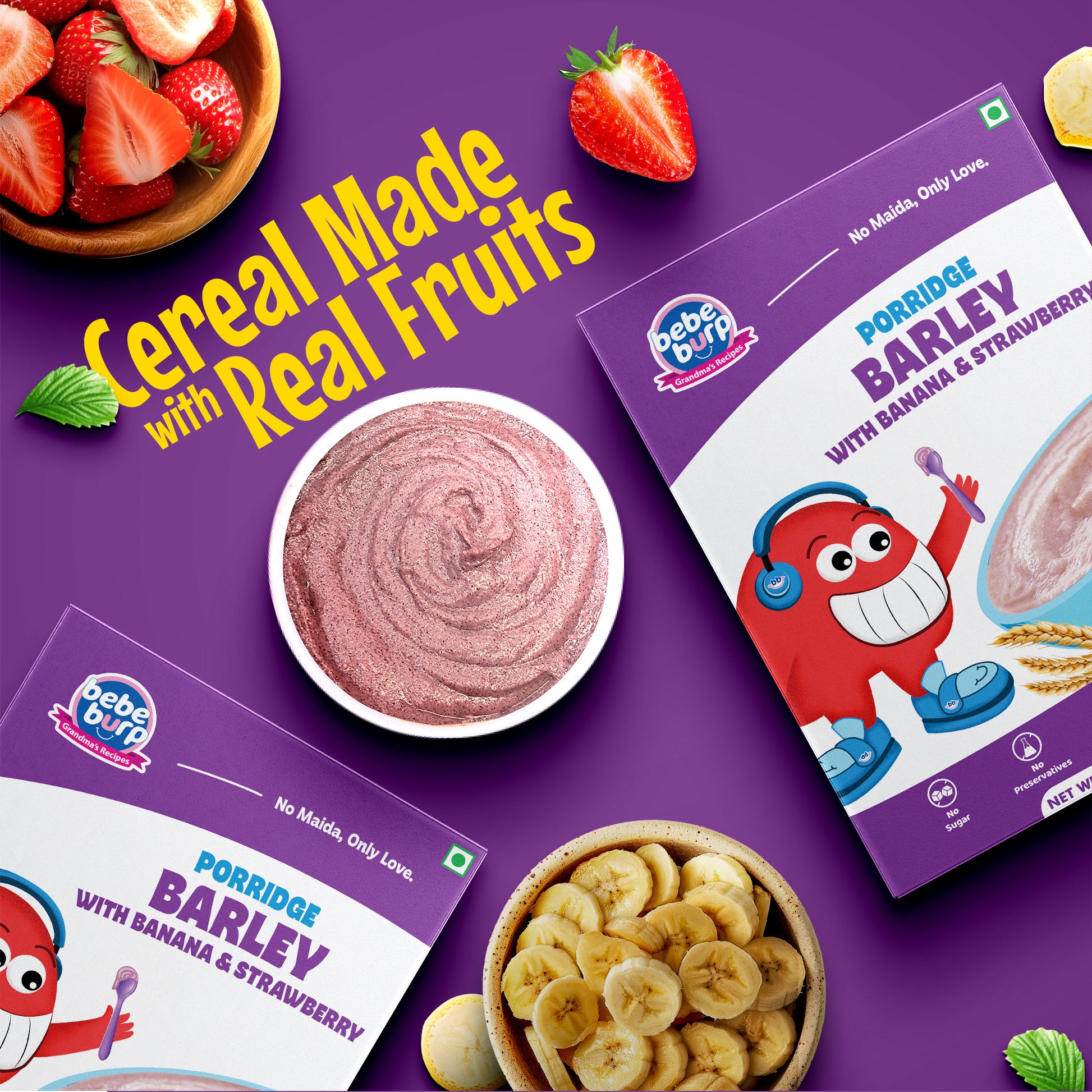 Barley Porridge – Organic Healthy Breakfast Bebe Burp