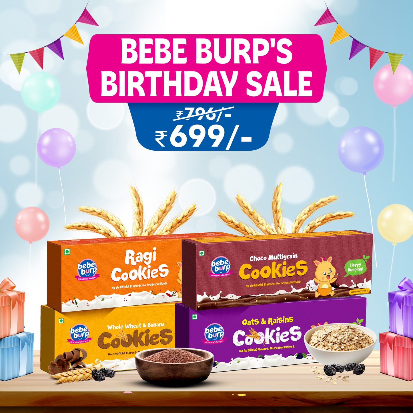 Bebeburp Birthday Sale