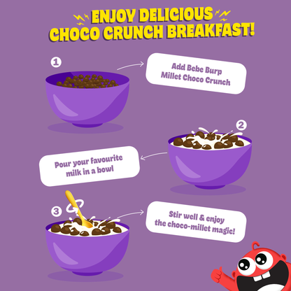 Millet Choco Crunch with Ragi & Chocolate (No Trans Fat, 100% Natural) - 300g