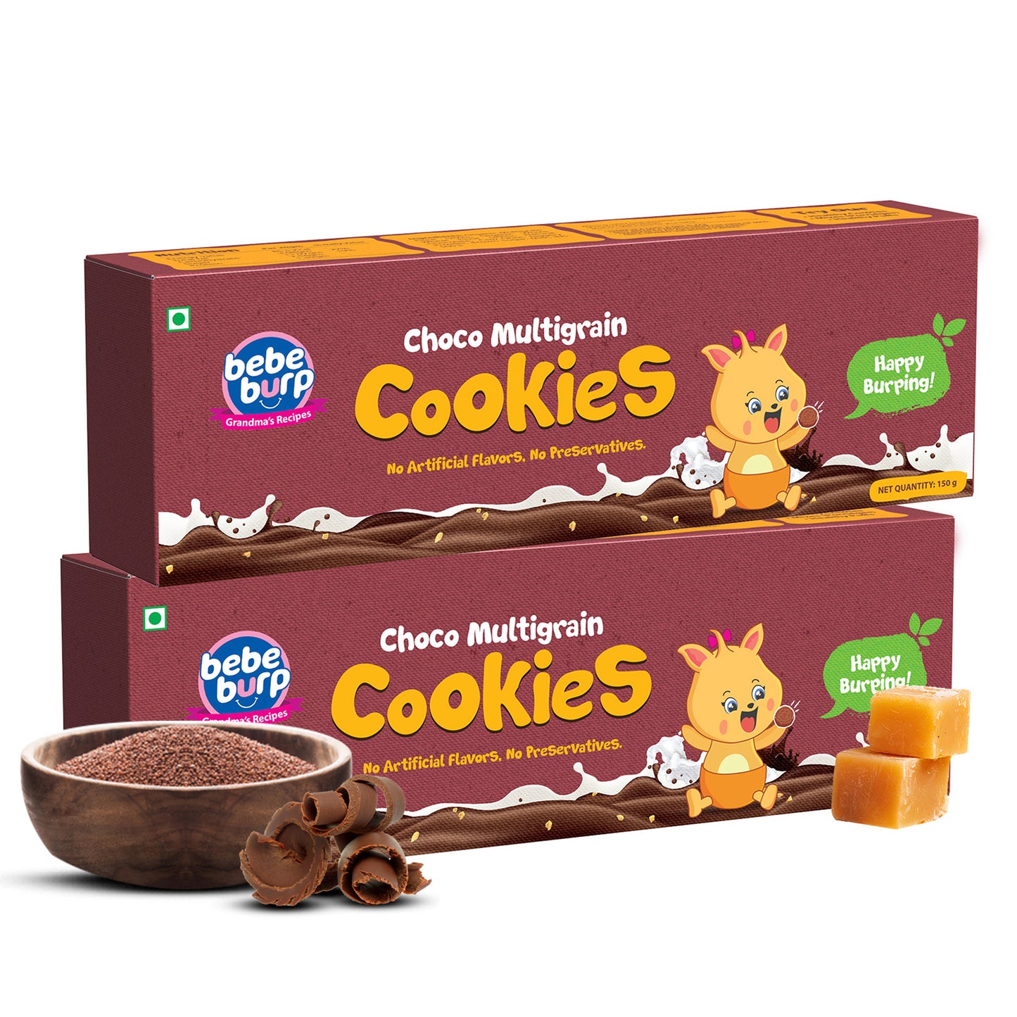 Choco Multigrain Cookies 150 Gms Each (2 Pack)