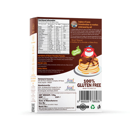 Classic chocolate pancake mix (150gm)