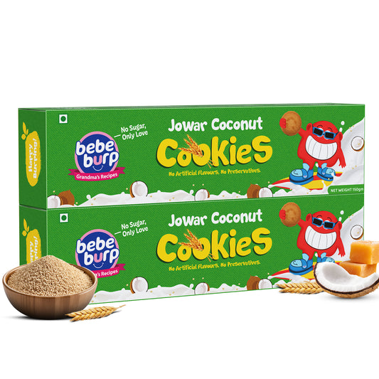 Jowar Coconut Cookies 150gm Each (2 Pack)
