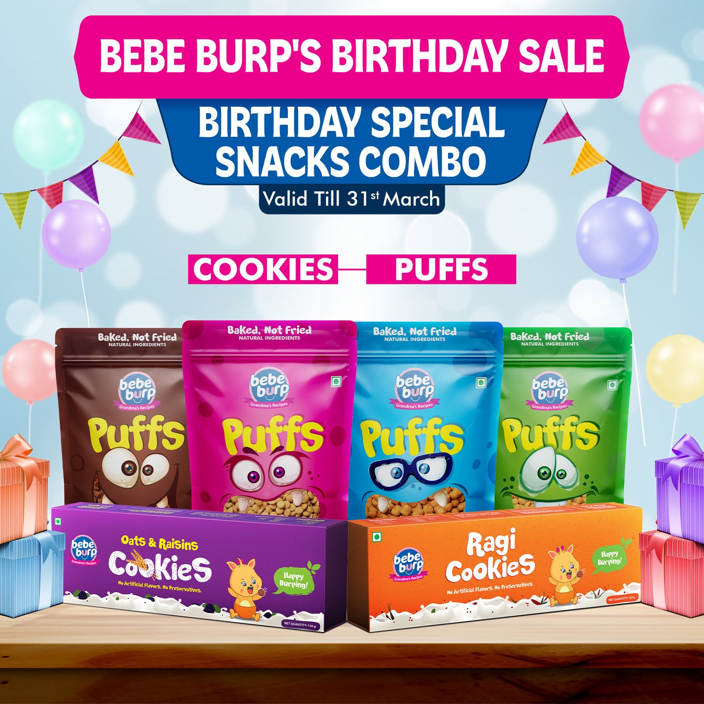 Bebe Burp Birthday Bash!