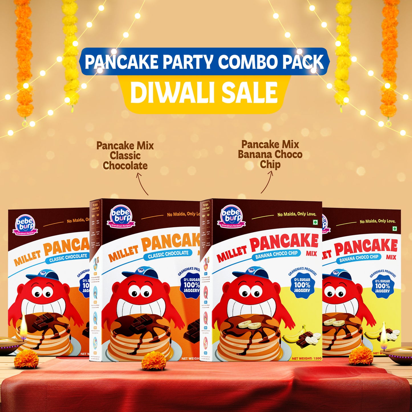 Healthy Pancake Mix Party Combo Pack