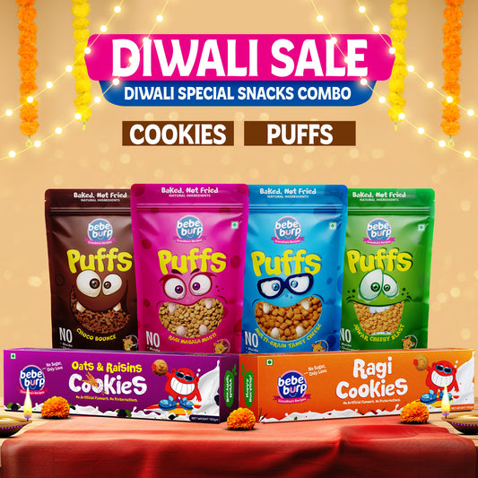 Diwali Special Snacks Combo | Cookies and Puffs