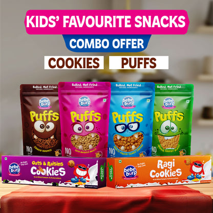 Kids Favourite Special Snacks Combo | Cookies and Puffs