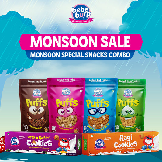Monsoon Special Snacks Combo | Cookies and Puffs