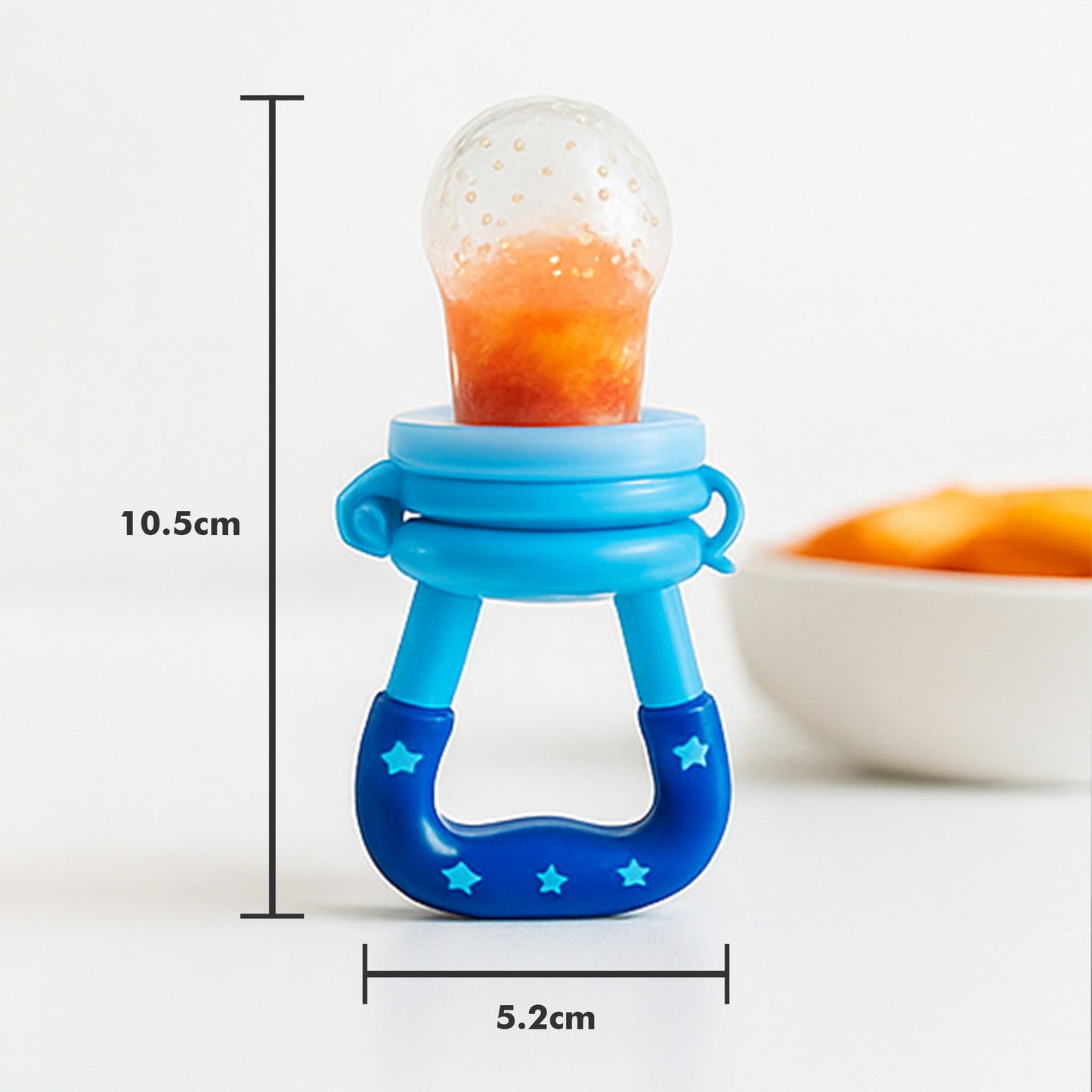 Infant Fruit Feeder – BPA-Free Silicone Fresh Food Nibbler for Babies (6+ Months)