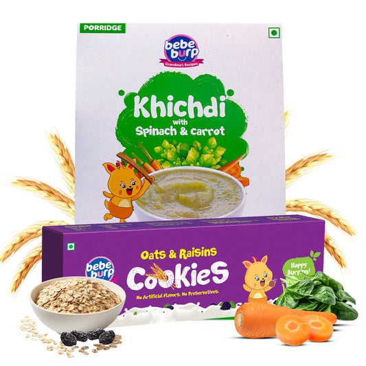 Khichdi Porridge & Oats Cookies Combo- 350 gms