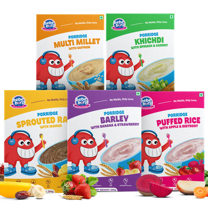 Porridge Combo Pack of 5 (200gm each)