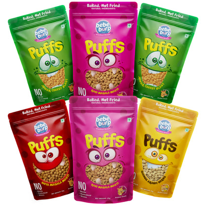 Organic Baby Puffs Combo (All 6 Flavors)