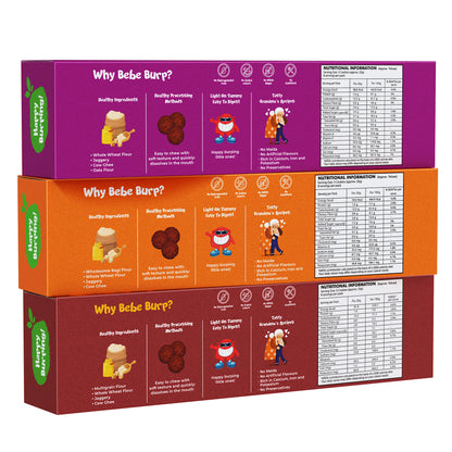 Ragi, Oats & Raisin, Choco Cookies Combo (Pack of 3, 150 gm Each)