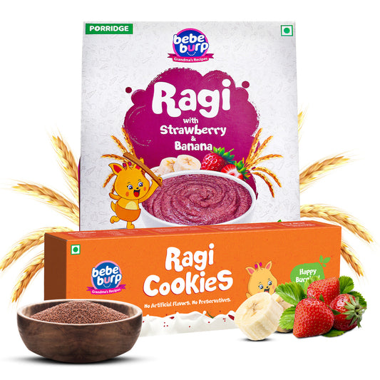 Ragi Porridge & Ragi Cookies Combo- 350 gms