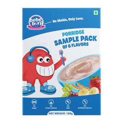 Mix Porridge Sample Pack Of 6 - 30 Gms Each (6x30gms-180gms)