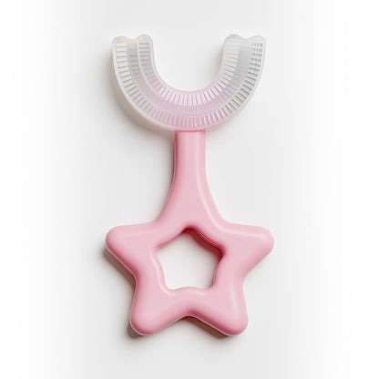 Kids Star U-Shape Toothbrush | 360° Soft Silicone Brush