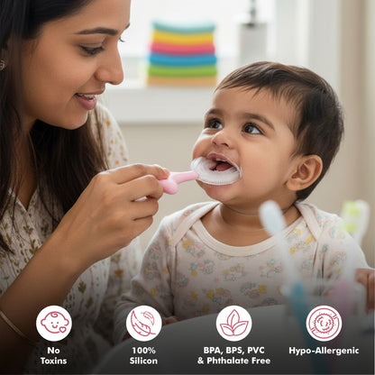 Kids Star U-Shape Toothbrush | 360° Soft Silicone Brush