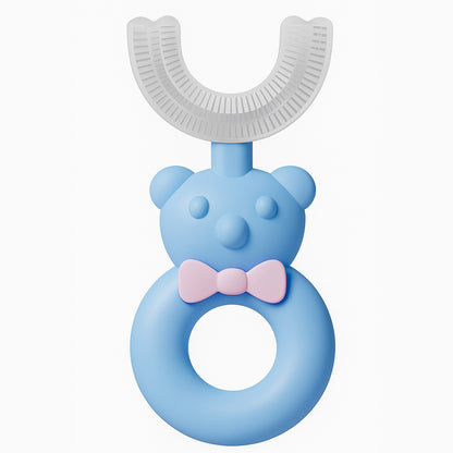 Kids Teddy Bear U-Shape Toothbrush | Gentle Cleaning for Kids