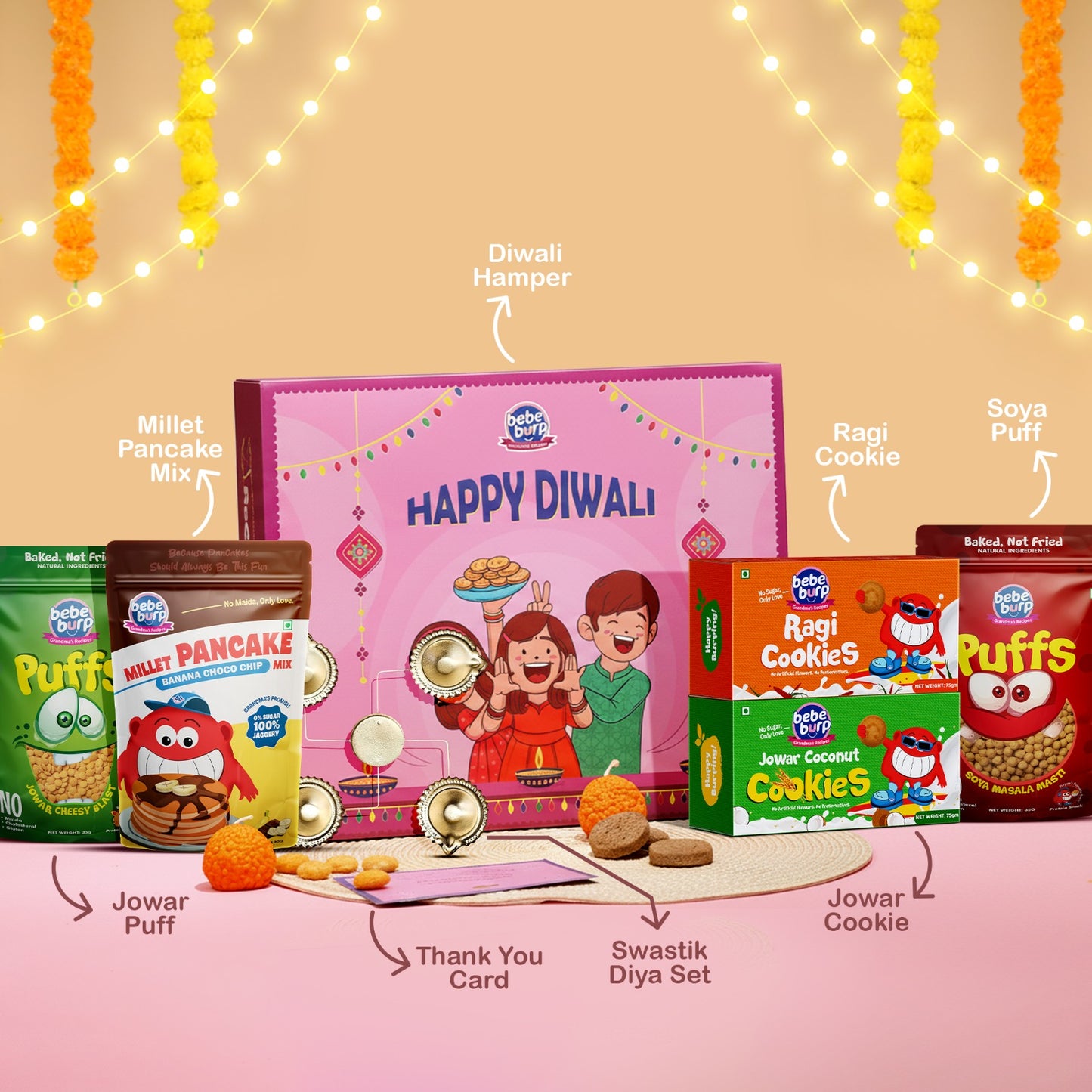 Diwali Delight Hamper ₹649- 7 Products