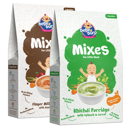 Khichdi & Finger Millet Mix  (Ragi) Porridge Combo (2 Pack-200gm Each)