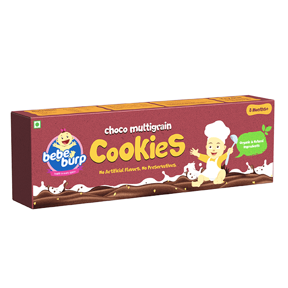 Bebe Burp Family Combo(4 Cookie(150gm each)+12 Healthy Puff (30gm each)) - BebeBurp