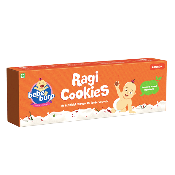 Bebe Burp Family Combo(4 Cookie(150gm each)+12 Healthy Puff (30gm each)) - BebeBurp