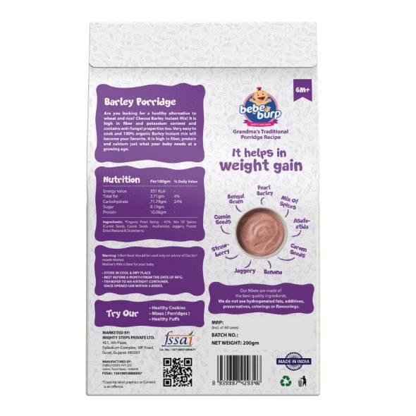 Puffed Rice & Barley Mix Porridge Combo ( 2 Pack - 180gm Each) - BebeBurp
